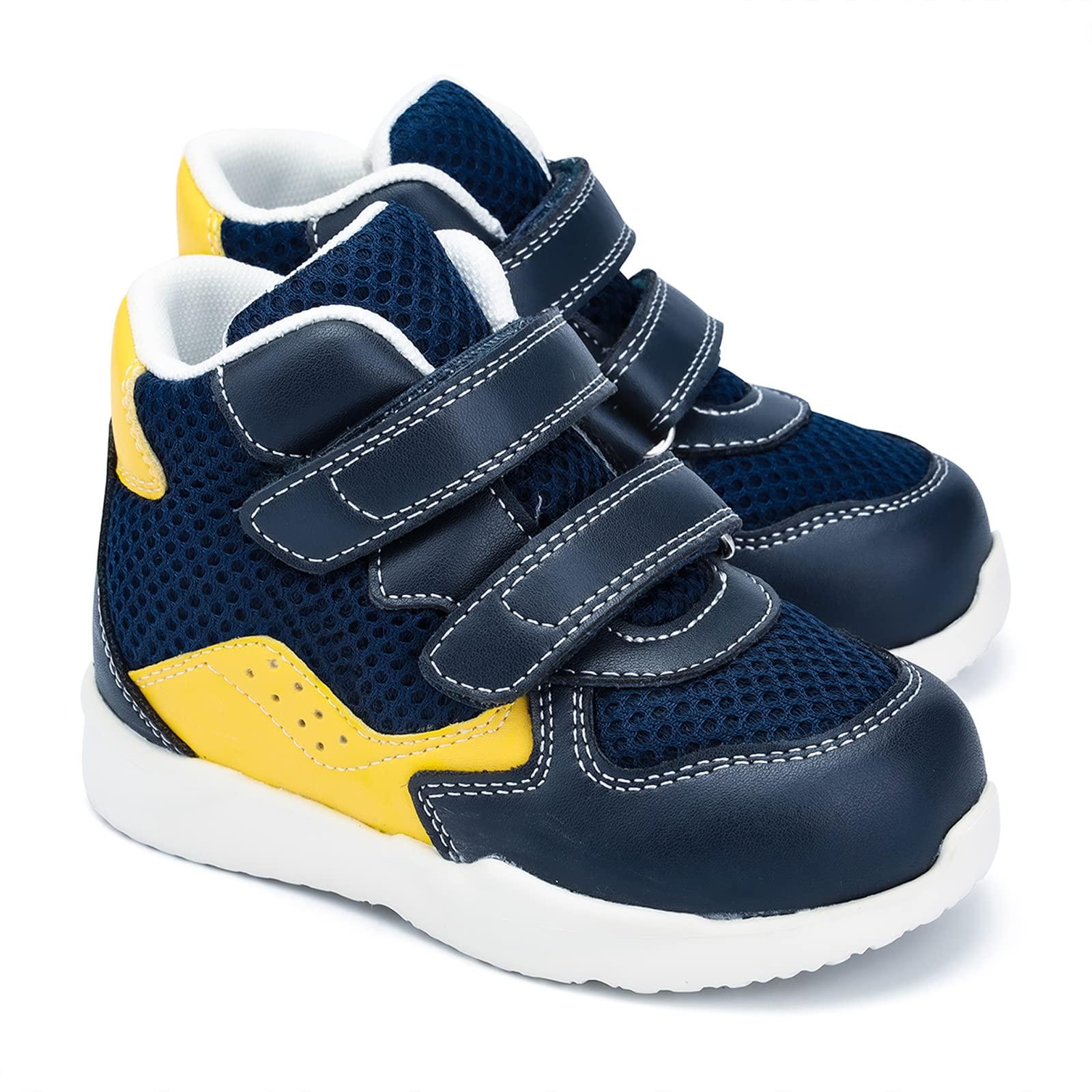 Orthopop Orthopedic Shoes for Toddlers and Kids,Sneakers with Arch and Ankle Support,Correcting Children Foot Problems Such As Flat Feet and Foot Valgus/varus Blue