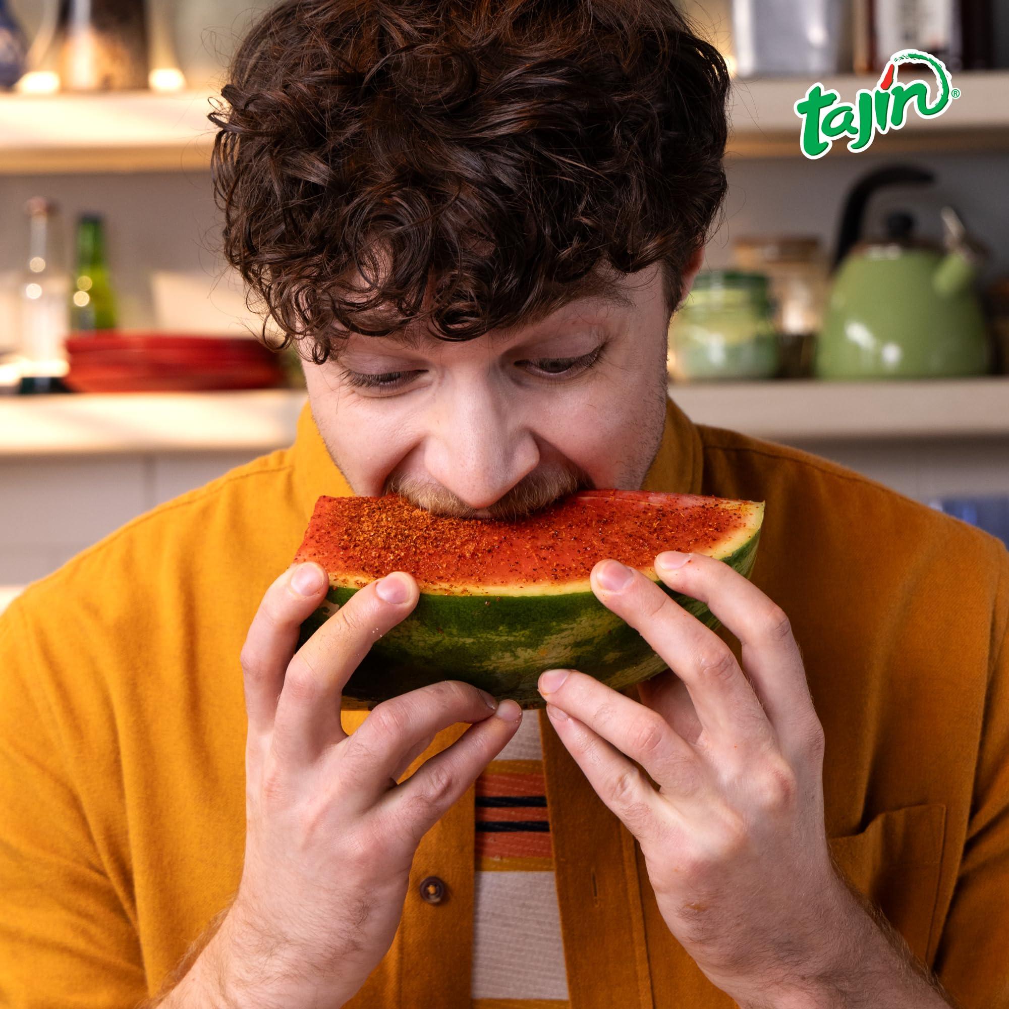 Tajin Tajn Clsico Seasoning 14oz and Tajn Fruity Chamoy Sauce 15.38oz Bundle (Pack of 2)