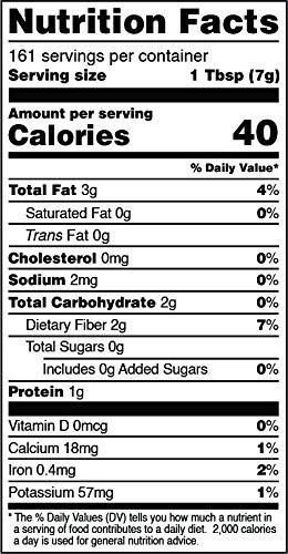 Terrasoul Superfoods Terrasoul Superfoods Organic Ground Flax Seeds, 2.5 Pound - Finely Ground | Smooth Texture | Golden Flax