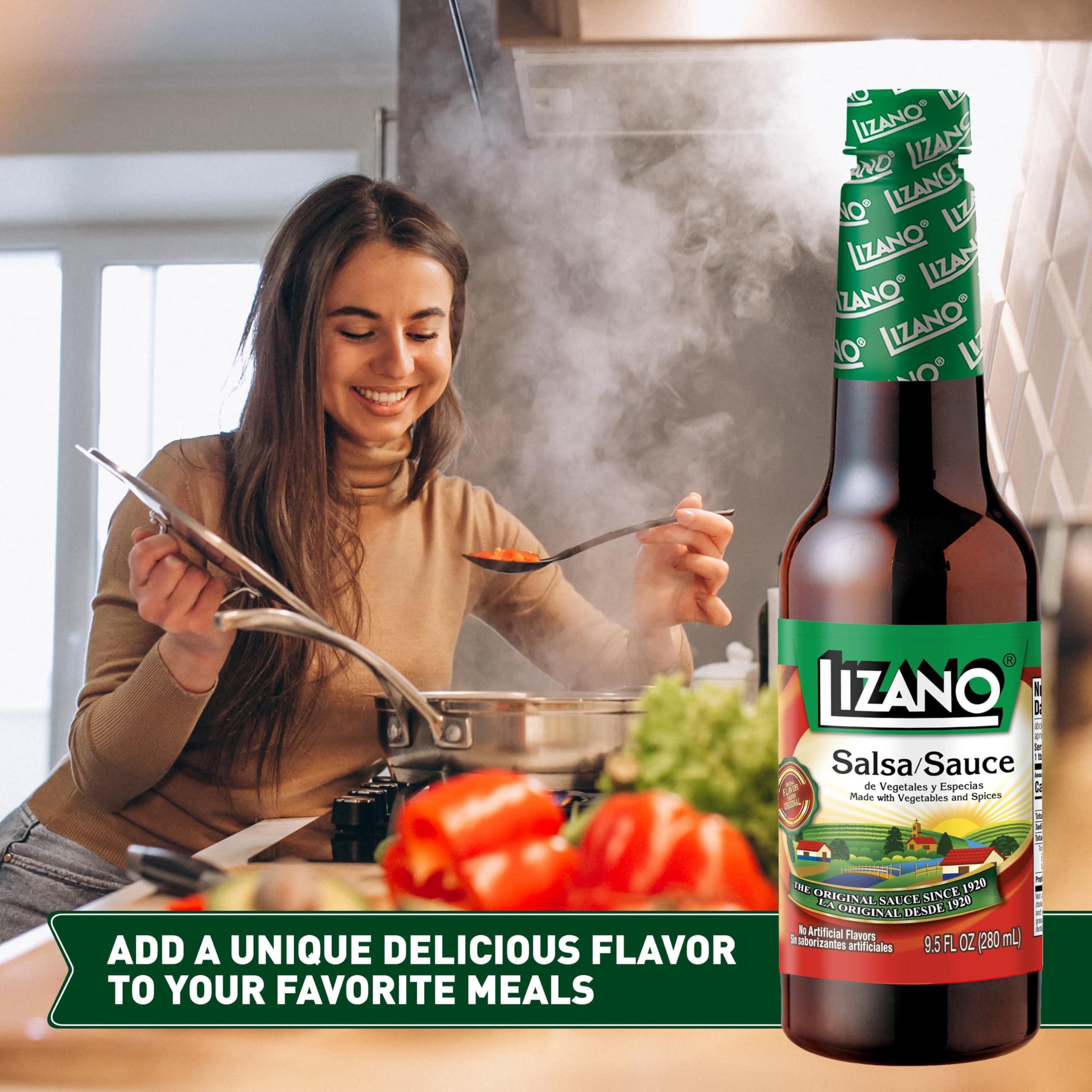 Lizano Lizano Salsa Sauce With Vegetables and Spices, 9.46 fl oz (Pack of 2)