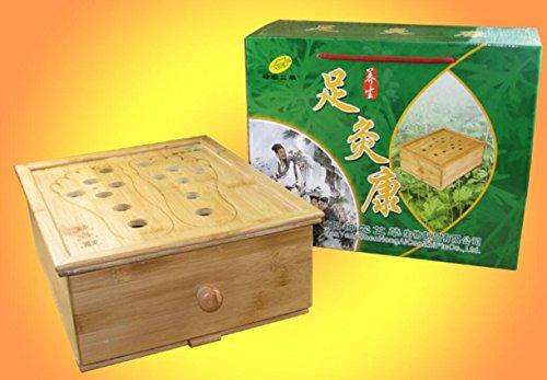 WellieSTR WellieSTR 1 Massager Moxa Roll Holder Moxibustion Bamboo Box Moxa Roll Stick Holder Case Massage Device Moxa Roll Holder Tool for Foot Used