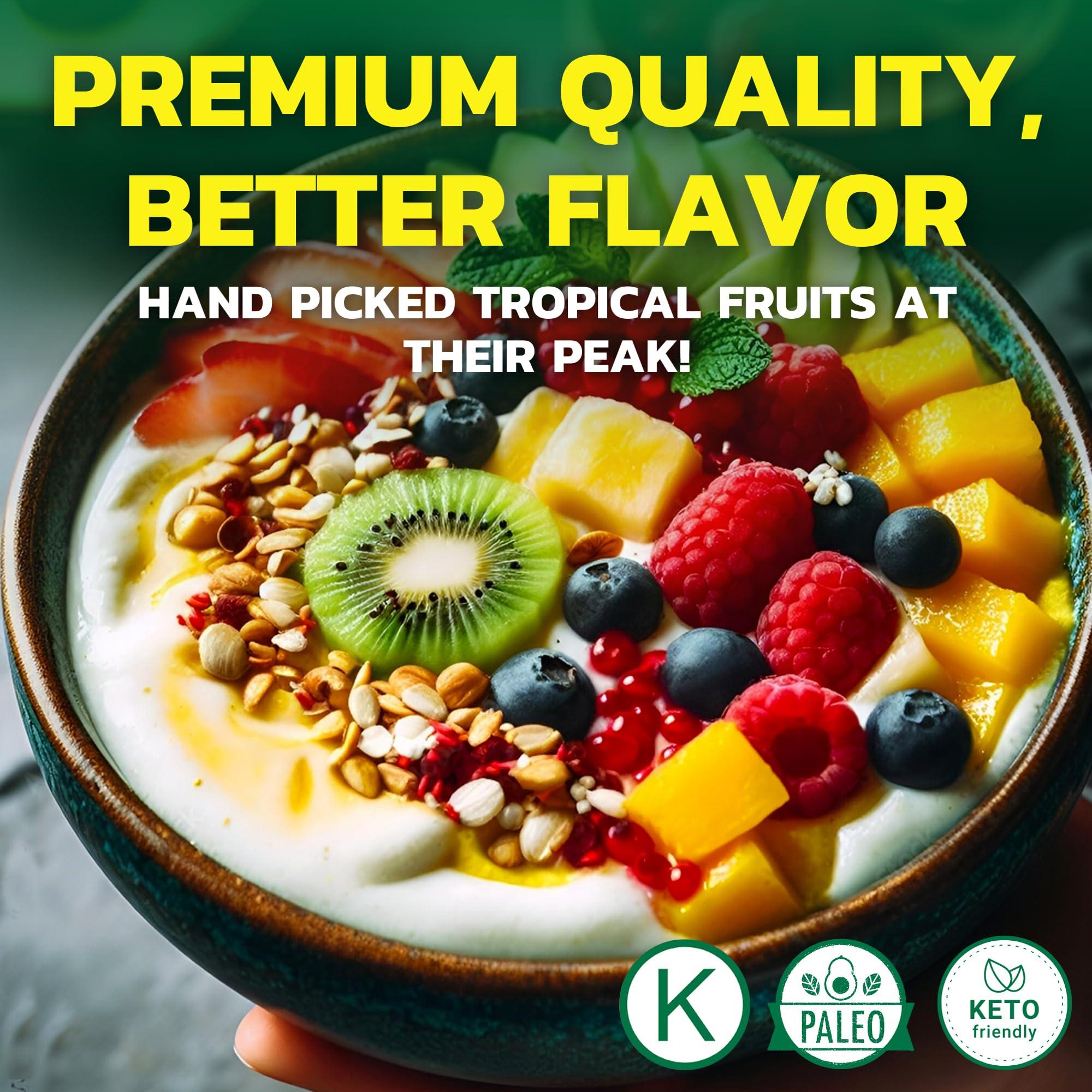 Native Forest Native Forest Organic Tropical Fruit Salad - Canned Fruit in Natural Juice, Tropical Fruit Cocktail, Tropical Fruit Salad Organic - 14 Oz (Pack of 6)