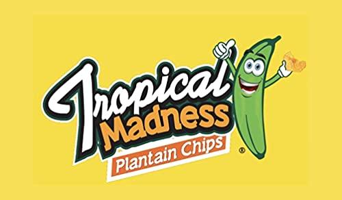 Tropical Madness Snacks Inc. Tropical Madness Plantain Chips - Sea Salt - 3 oz. Snack Bags (Box of 24 Count)