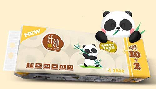 Nature Bamboo Nature Bamboo Toilet paper 12 Roll/case