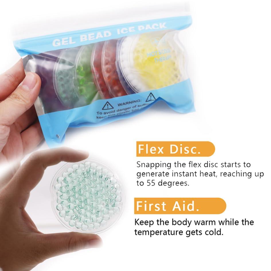 coldpa Ice Pack for Kids Injuries, Kids Ice Pack wit, Gel Cold Pack Toddler Ice Pack, Kid\'s Pain Relief, Fever, Wisdom Teeth, First Aid and Head, Neck, Arms, Legs Injuries,8 Pcs