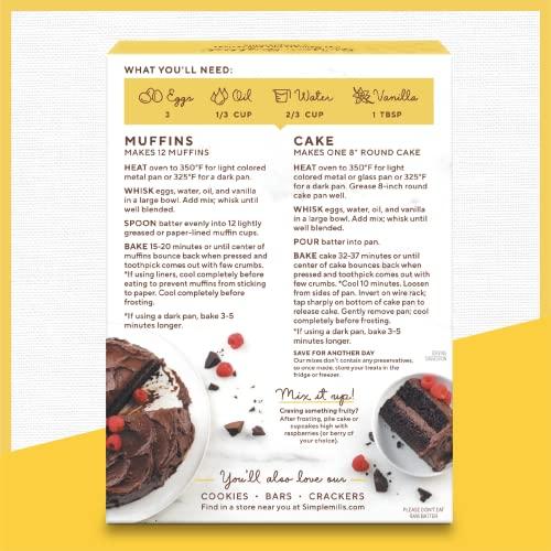 Simple Mills Simple Mills, Almond Flour Baking Mix Chocolate Muffin & Cake, 11.2 Ounce