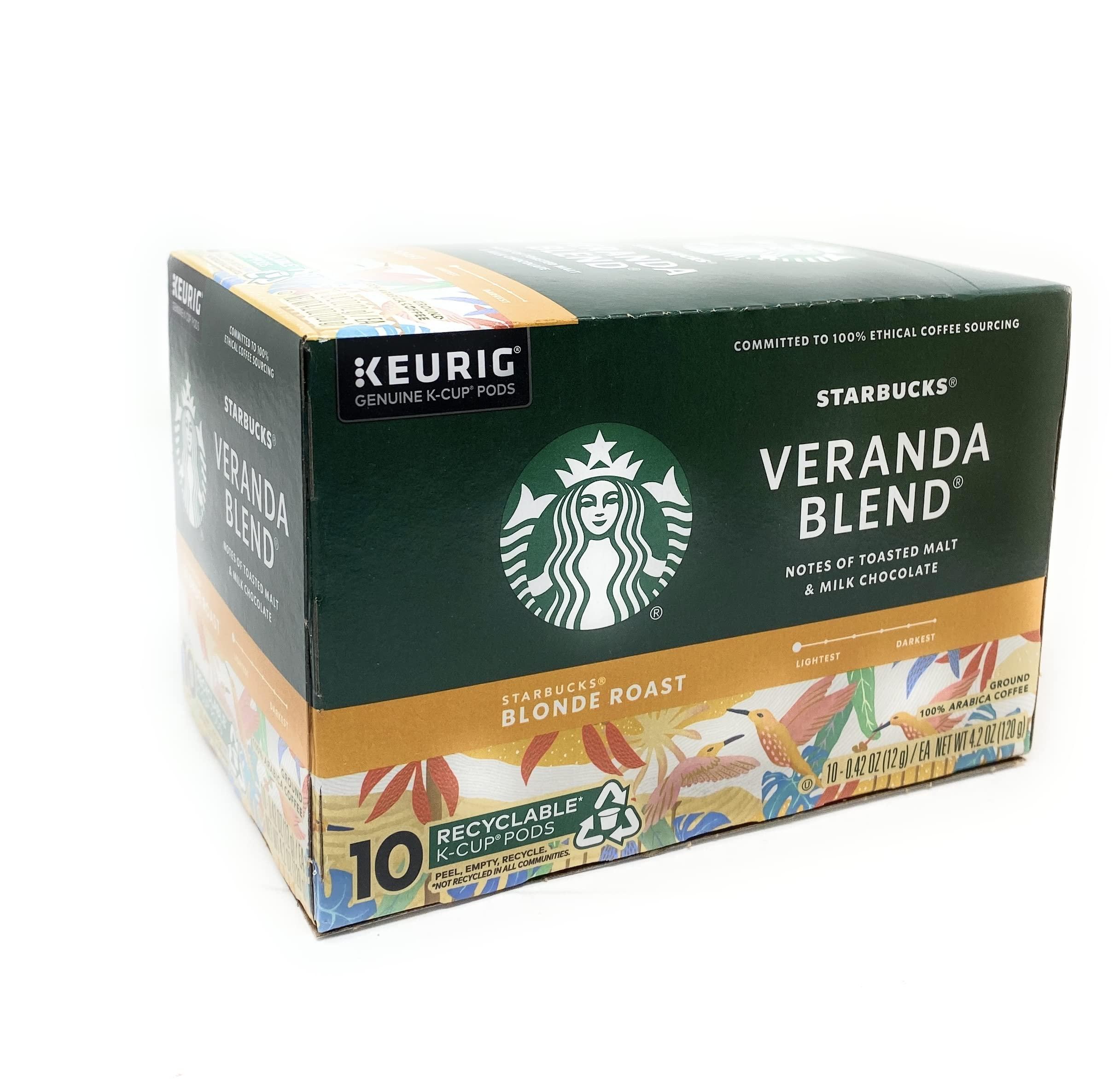 Starbucks Coffee Company Starbucks Veranda Blend Blonde Roast K-Cup pods - 10 count