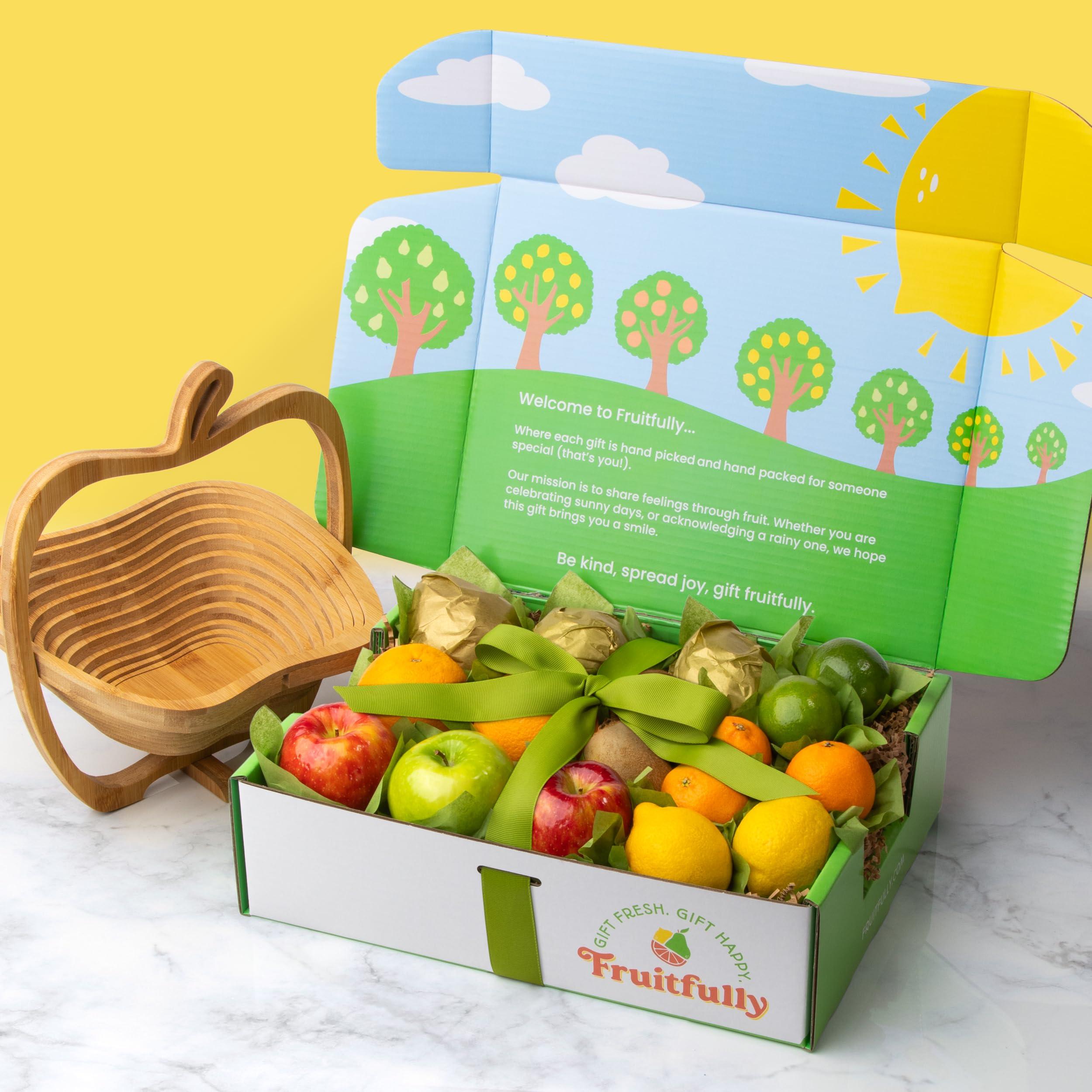 A Gift Inside Fresh Fruit Bowl Gift Box by Fruitfully