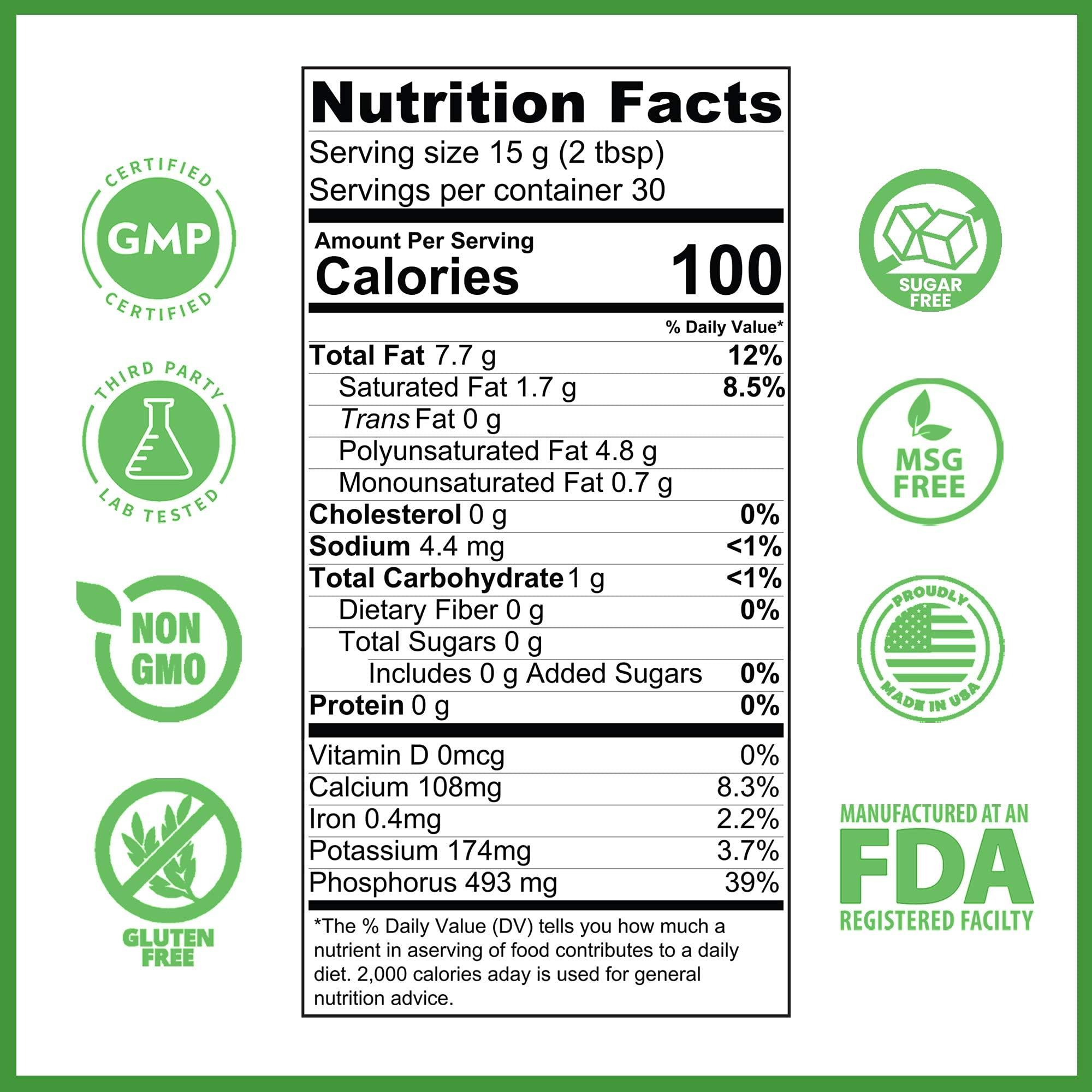 Lewis Labs Lecithin Granules Supplement | Natural Soy Lecithin Powder is an Excellent Source of Phosphatidyl Choline | Lactation Support, Immune Function & Support Brain Health, 16 oz