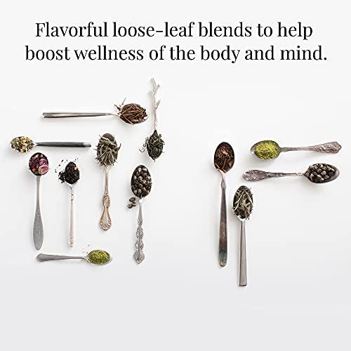 The Republic of Tea The Republic of Tea Jasmine Pearls Full-Leaf Loose Green Tea, 3.0 oz | Steeps 50 Cups | Caffeinated