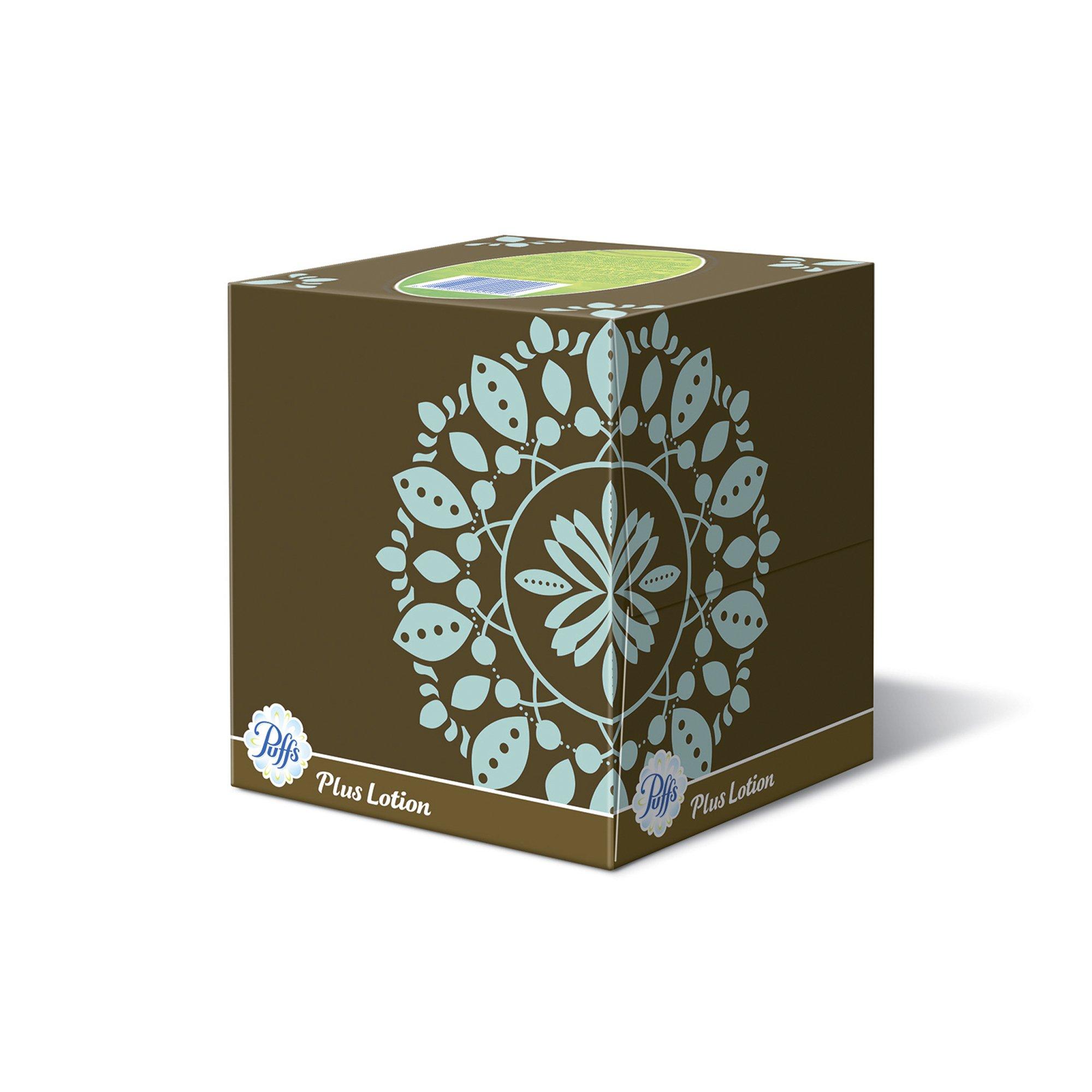 Puffs Puffs Plus Lotion Facial Tissues,4 count,pack of 6