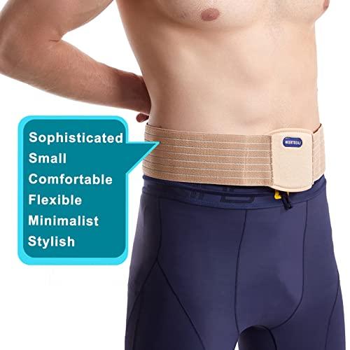 HEERTEEAJ HEERTEEAJ Umbilical Hernia Belt | Abdominal Hernia Belt for Men & Women | Belly Button Umbilical Hernia Binder w/ 1 Hernia Compression Pads | Ventral, Epigastric & Post Surgery Support Belts