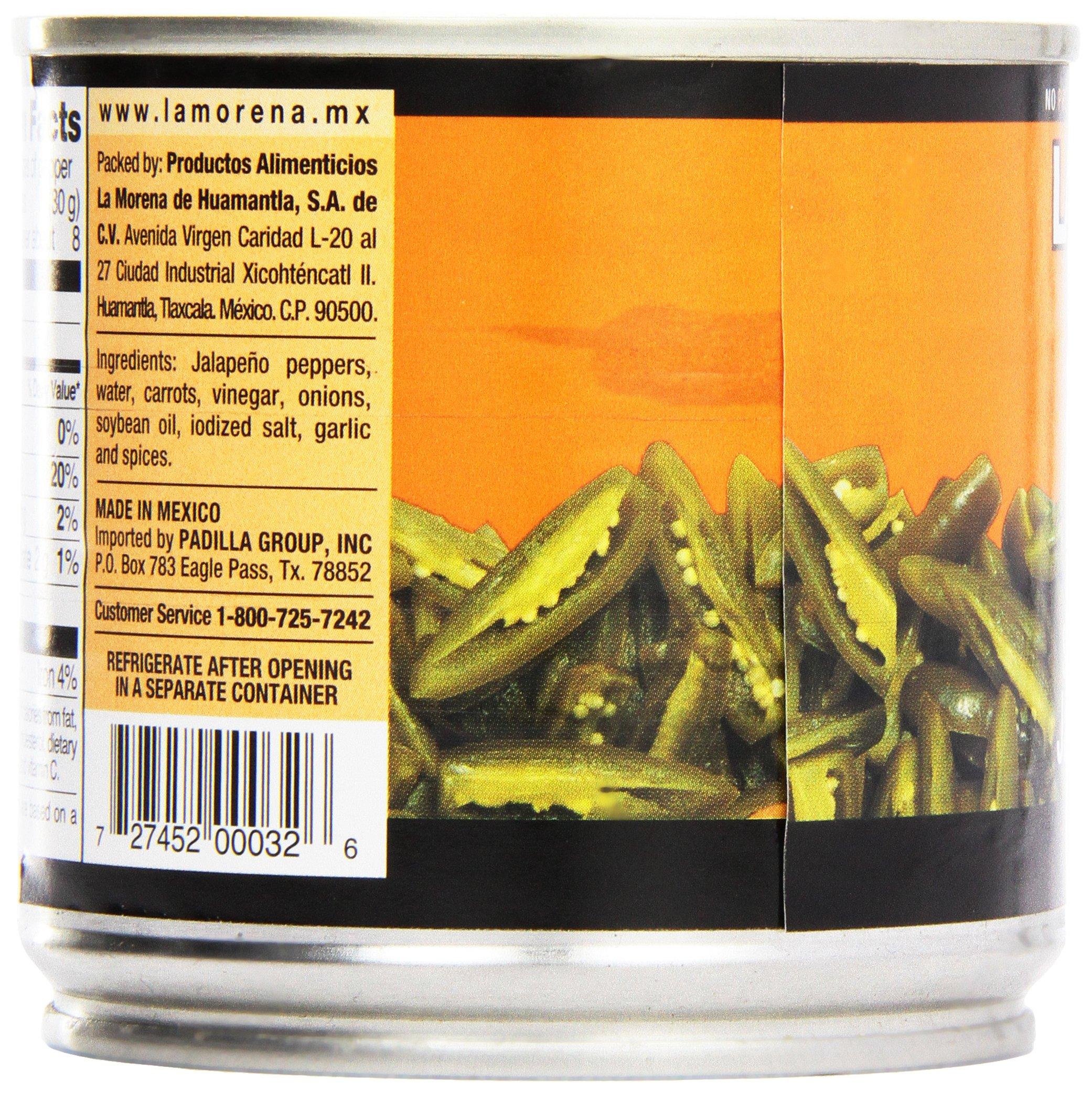 La Moderna La Morena Sliced Green Pickled Jalapeno Peppers, 13 oz (1 unit)