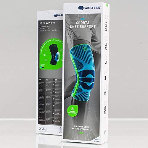 Bauerfeind Bauerfeind Sports Knee Support - Knee Brace for Athletes with Medical Grade Compression - Stabilization and Patellar Knee Pad (Rivera, M)
