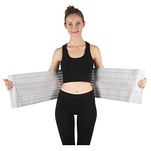 Soles Soles Compression Abdominal Binder, Post-Surgical and Postpartum Belly Wrap, Adjustable Belly Wrap Supports Muscle & Skeletal Stability, Unisex, One Size Fits Most