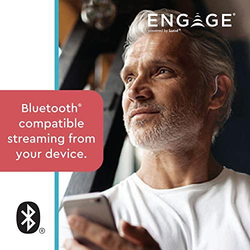 Lucid Hearing Lucid Hearing Engage Premium OTC Hearing Aids (Compatible with iPhone, Black)