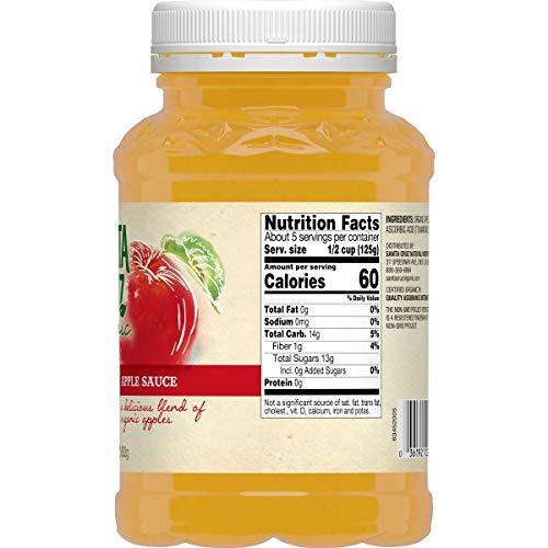 Santa Cruz ORGANIC Santa Cruz Organic Apple Sauce, 23 Ounces (Pack of 12)