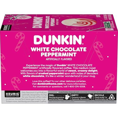 Dunkin' Dunkin Polar Peppermint Flavored Coffee, 60 Keurig K-Cup Pods