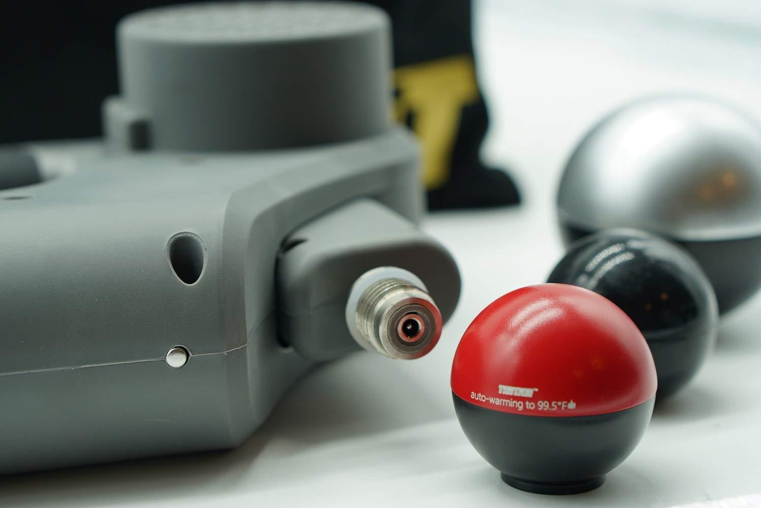 TIMTAM TimTam Handheld Percussion Deep Tissue Power Massager Pro for Full Body Muscle Recovery with 5 Programmed Settings and Travel Bag