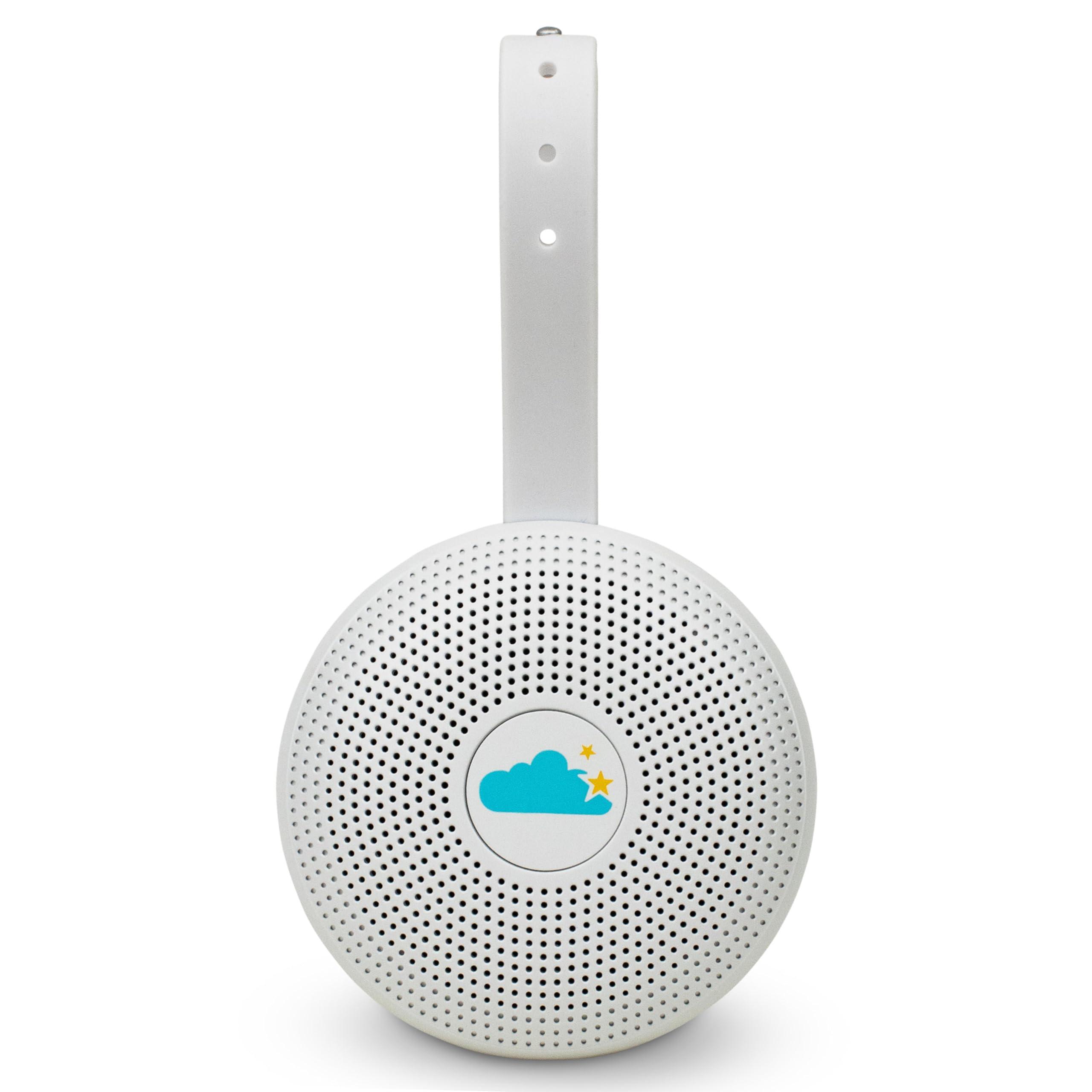 Marpac Yogasleep Hushh+ Portable White Noise Machine for Baby, 20 Soothing Natural Sounds, Wireless Charging & Speaker, Compact Size, Noise Canceling for Better Sleep, Privacy & Nursery Must Have