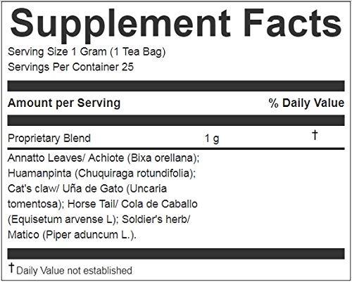 HANAN PERUVIAN SECRETS Hanan Peruvian Secrets Prostasan Herbal Tea | 100% Natural Prostate Care Blend | 25 Tea Bags | Naturally Aids in Cleansing the Prostate and Urinary Tract