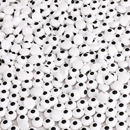 EPHVODI Candy Eyes for Decorating 7mm 1cm Edible Eyes for Cupcakes Cake Eyeballs Edible Googly Eyes Dessert Sprinkles Halloween Christmas Cupcakes Decoration