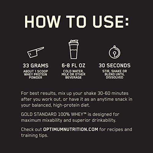 Optimum Nutrition Optimum Nutrition Gold Standard 100% Whey Protein Powder, French Vanilla Creme, 5 Pound (Packaging May Vary)