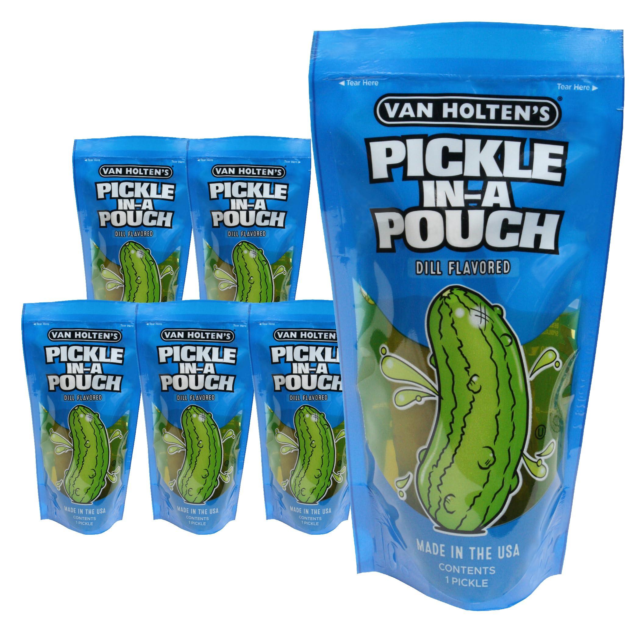 Van Holten\'s Pickles Van Holten\'s Pickles - Jumbo Dill Pickle-In-A-Pouch - 6 Pack