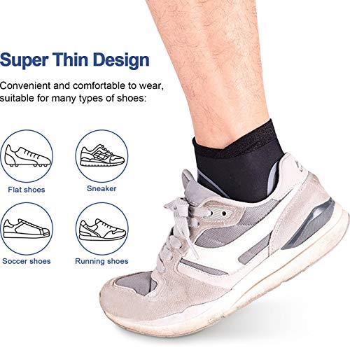 beister beister 1 Pair Ankle Support Breathable Neoprene Compression Ankle Brace for Men and Women, Elastic Sprain Foot Sleeve for Sports Protect, Arthritis, Plantar Fasciitis, Achilles tendonitis, Recovery