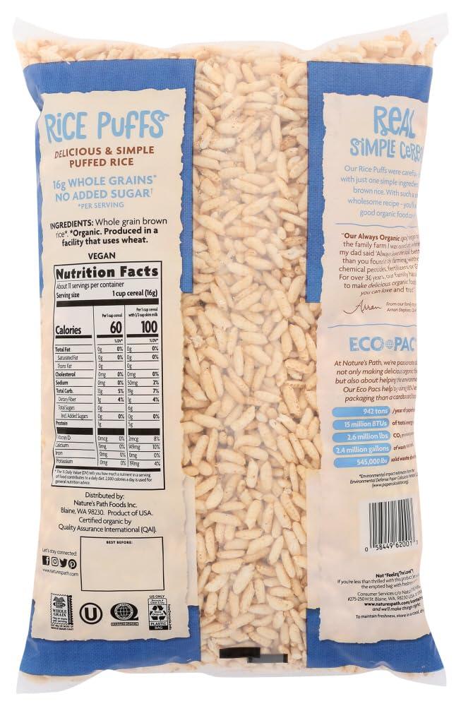 Nature's Path Nature's Path Organic - Cereal Rice Puffs - 6 oz (pack of 2)