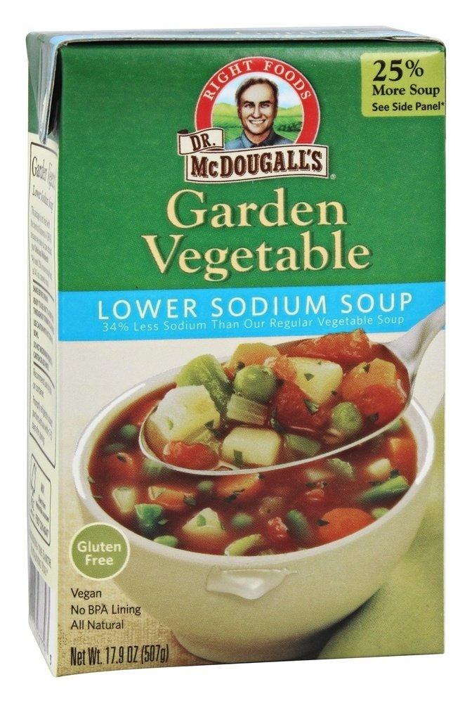 Dr. McDougall's Right Foods DR MCDOUGALLS SOUP RTS LGHT SODM GRDN VEGTBL, 17.9 OZ