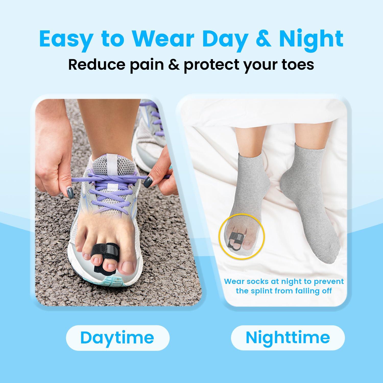 Pozpo Tech Hammer Toe Straightener Corrector Wrap for Women & Men, Hammer Toe Splint Support - 1 in package