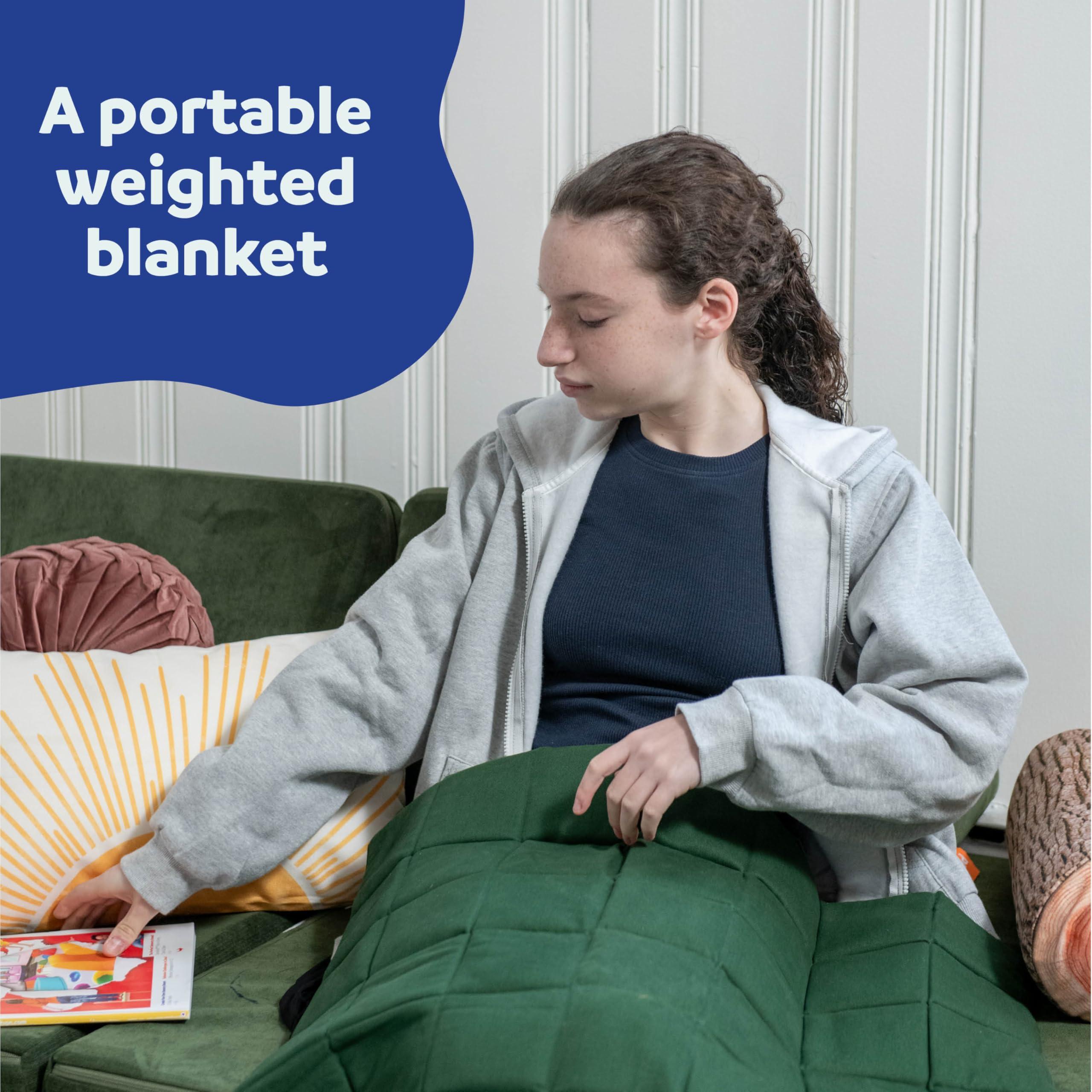 Fun and Function Fun and Function Jumbo Weighted Lap Pad for Kids & Adults - 28\" x 28\" - Weighs 6 lbs - Weighted Lap Blanket - Weighted Sensory Blanket/Sensory Lap Pad for Special Needs & Sensory Issues