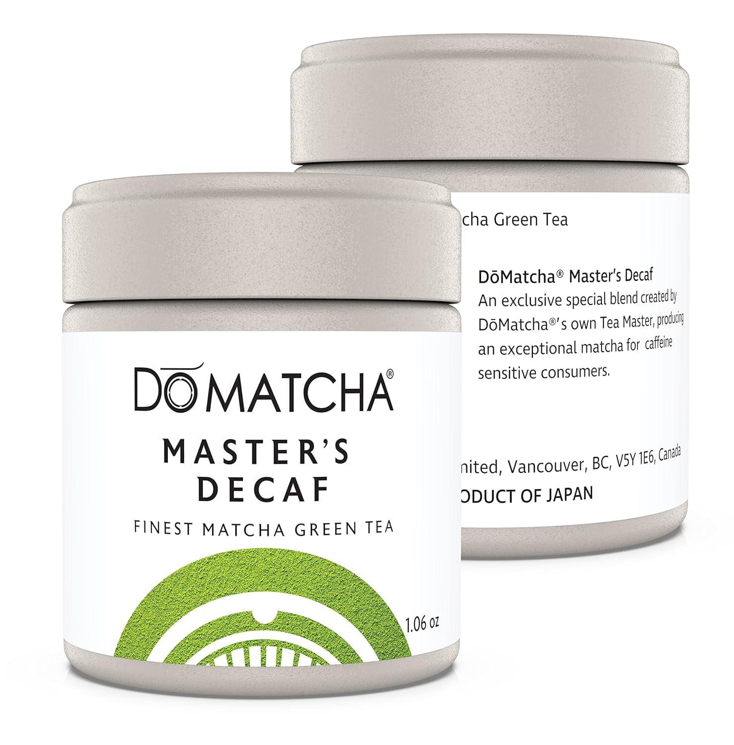 DoMatcha DoMatcha, Master\'s Decaf Matcha Powder, Authentic Japanese Green Tea, Ceremonial Grade, 30g