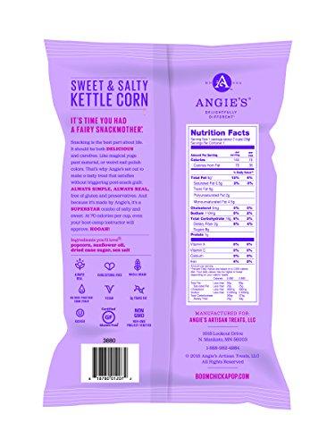 Angie’s BOOMCHICKAPOP Angie's BOOMCHICKAPOP Sweet & Salty Kettle Corn Popcorn, 1 oz (Packaging May Vary)