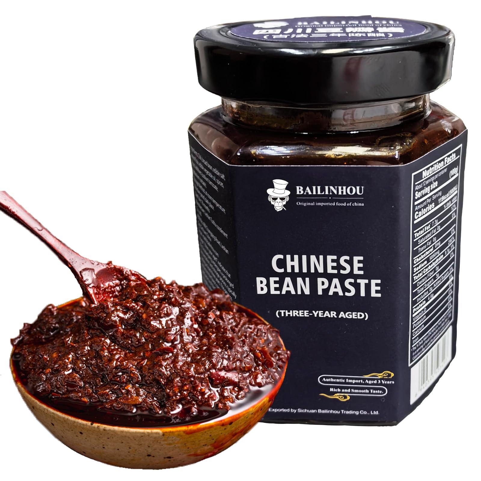 Leshan Tuzhu condiment Co., Ltd. (THREE-YEAR AGED) Sichuan Broad Bean Paste 15.87oz/450g, Premium Chinese Pixian Doubanjiang Chili Paste - ORIGINAL IMPORTED from China