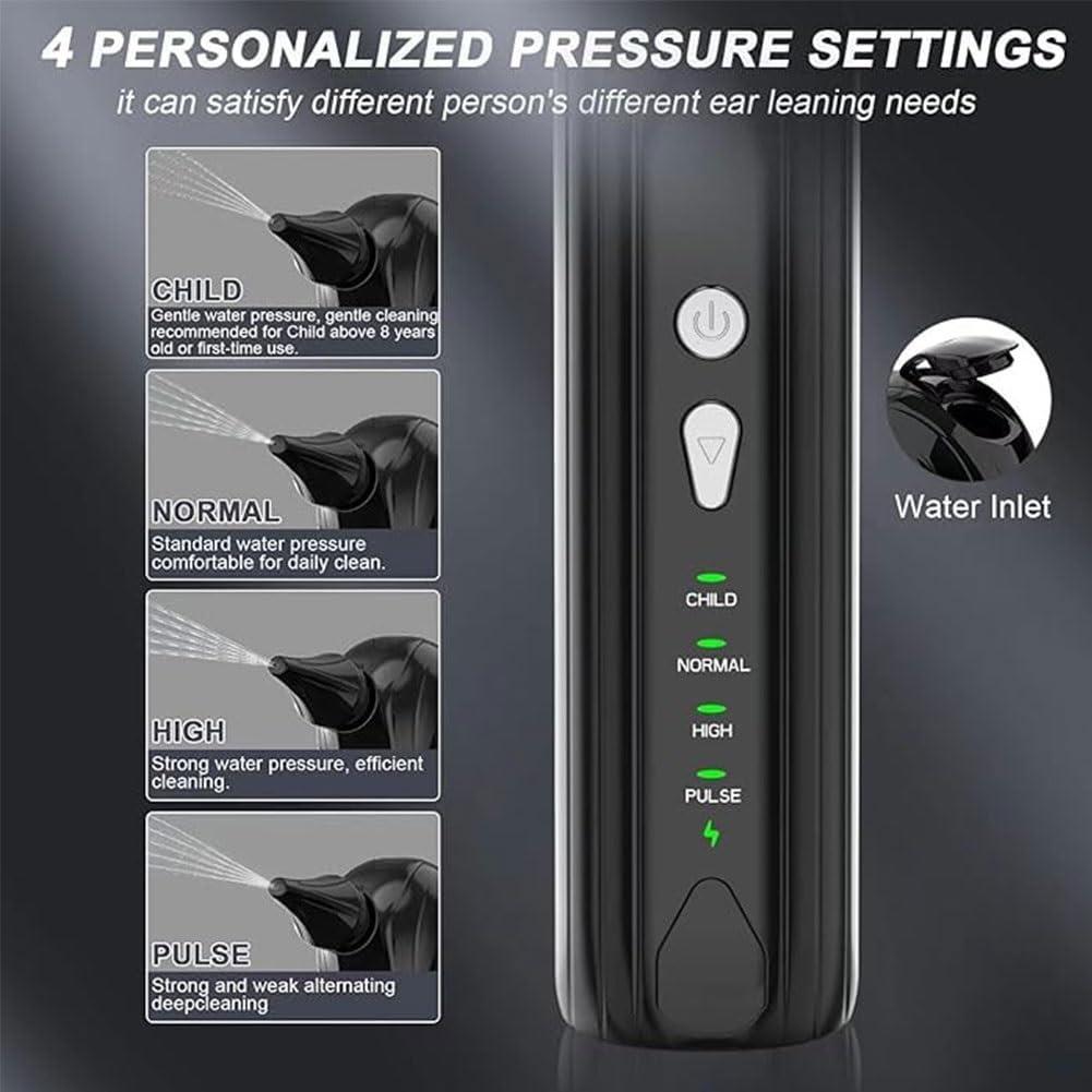 luotts Outfany Earclean Pro, Libiyi Dotmall Ear Cleaning, Dotmall Earwax Cleaning, Electric Ear Cleaner, Welnax Electric Ear Cleaner, Ear Flushing Kit for Adults, Ear Cleaning Machine, Ear Flush(2 Set)