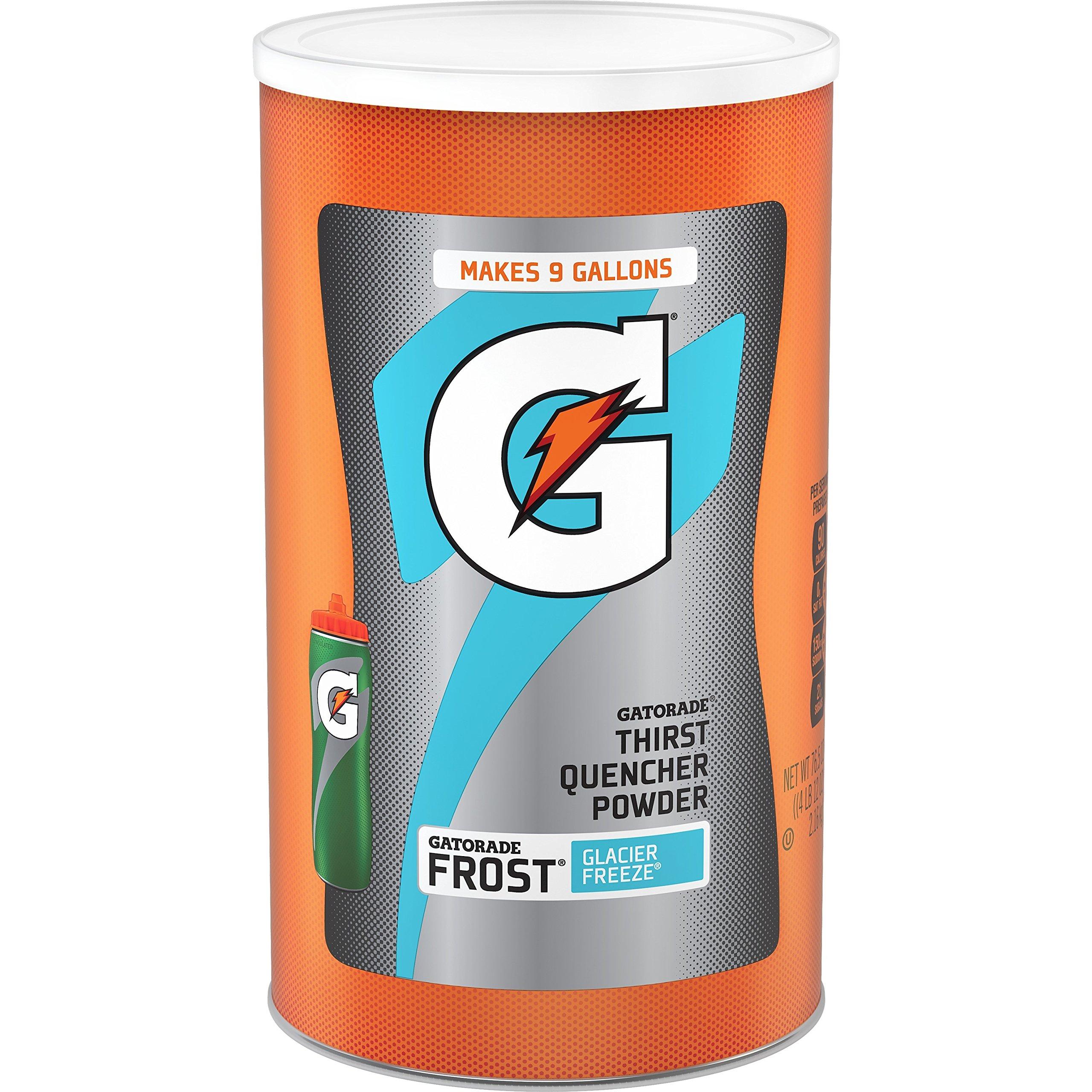 Gatorade Gatorade Endurance Formula Powder, Watermelon, 32 Ounce Thirst Quencher Powder, Frost Glacier Freeze, 76.5 Ounce