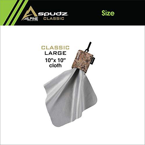 SPUDZ SPUDZ Classic | Microfiber Cloth Screen Cleaner and Lens Cleaner | Open Bottom | Multi-Camo | 10 x 10 Inches