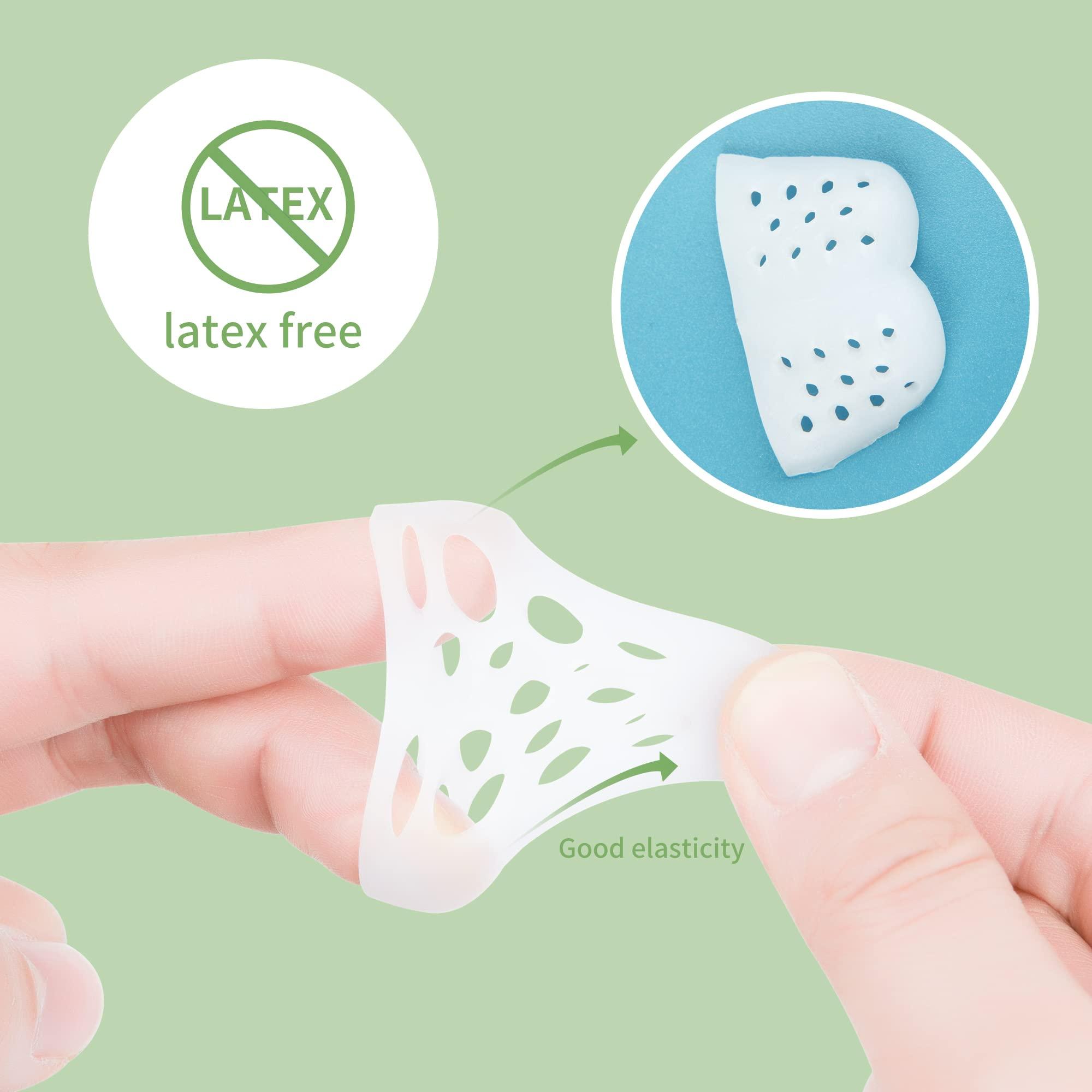 Hoogoo Pinky Toe Protectors, Beige Little Toe Covers Toe Sleeves, Protect Toe By Toe from Rubbing, Ingrown Toenails, Corns, Blisters, Hammer Toes and Other Painful Toe Problems