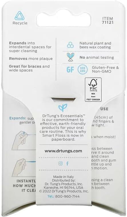 drTung's Dr. Tungs Smart Floss - 30 Yards - Case of 6