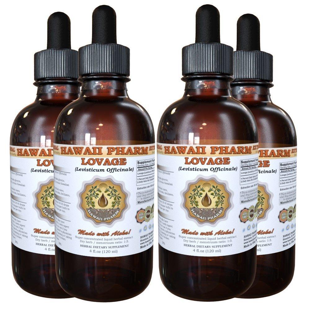 HawaiiPharm Lovage (Levisticum officinale) Liquid Extract 4x4 oz