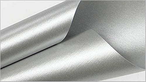 UNIQOOO UNIQOOO 100 Sheets Metallic Silver Foil Gift Tissue Paper Bulk, 20X14 Inch, Art Wrapping Paper for Gift Bag Box Packing, Wedding Birthday Party Favor, Pom Pom Piñata Tassel