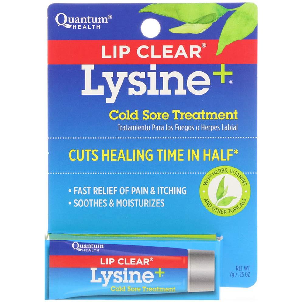 Quantum Research Lip Clear Lysine+ Cold Sore Treatment 0.25 oz ( Pack of 12)