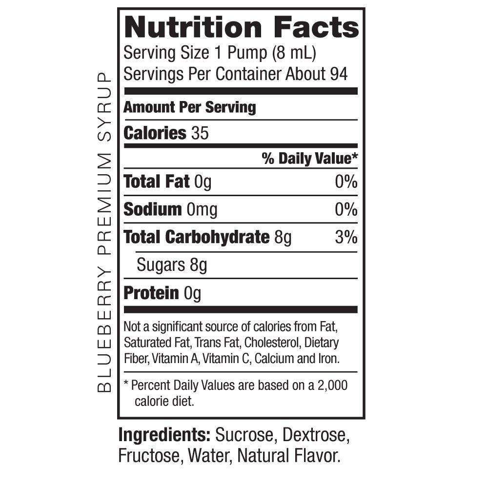 Amoretti Amoretti Premium Syrup, Blueberry, 25.4 Ounce (Pack of 12)