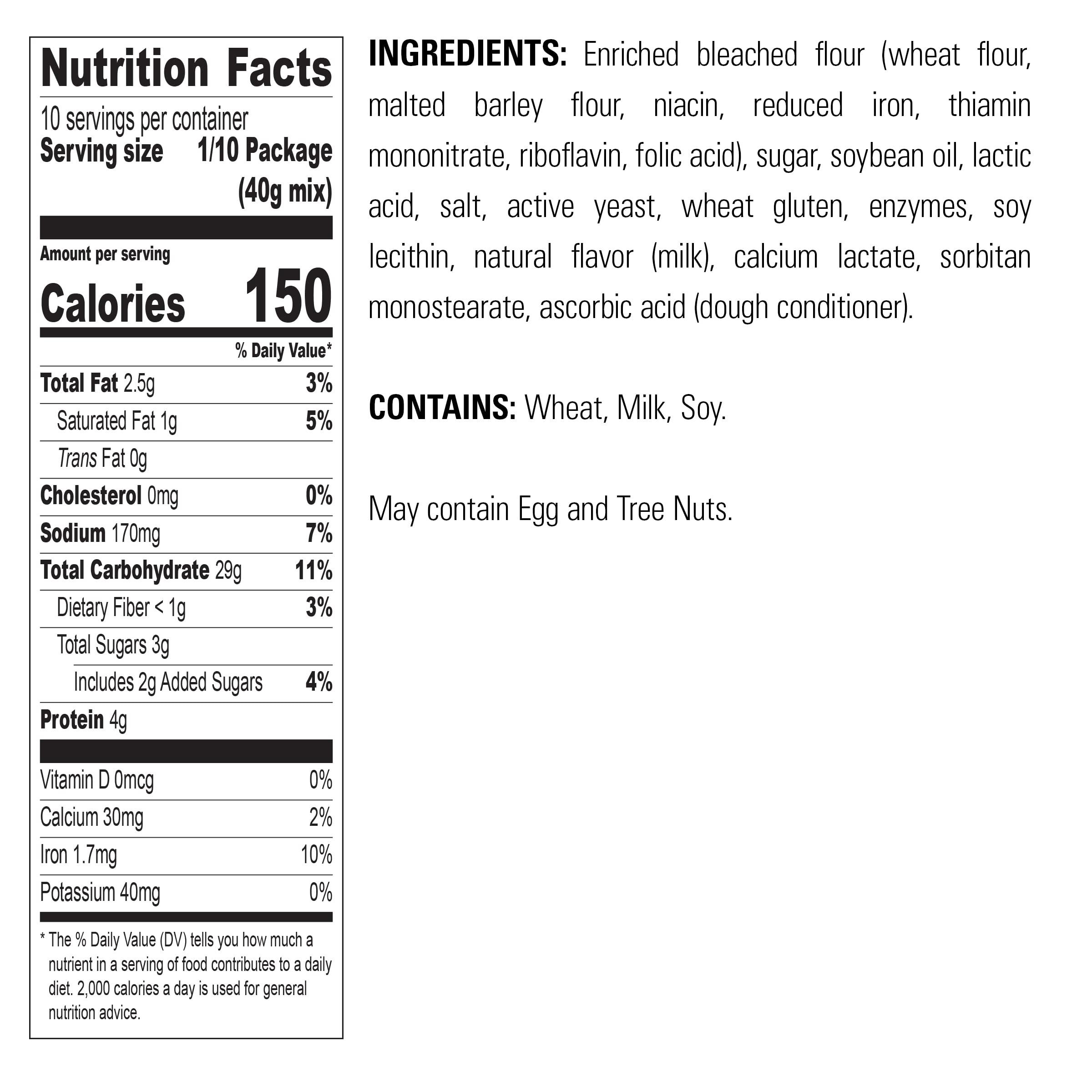 Krusteaz Krusteaz Sourdough Bread Mix, No Knead and Easy To Make, 14-ounce Boxes (Pack of 12)