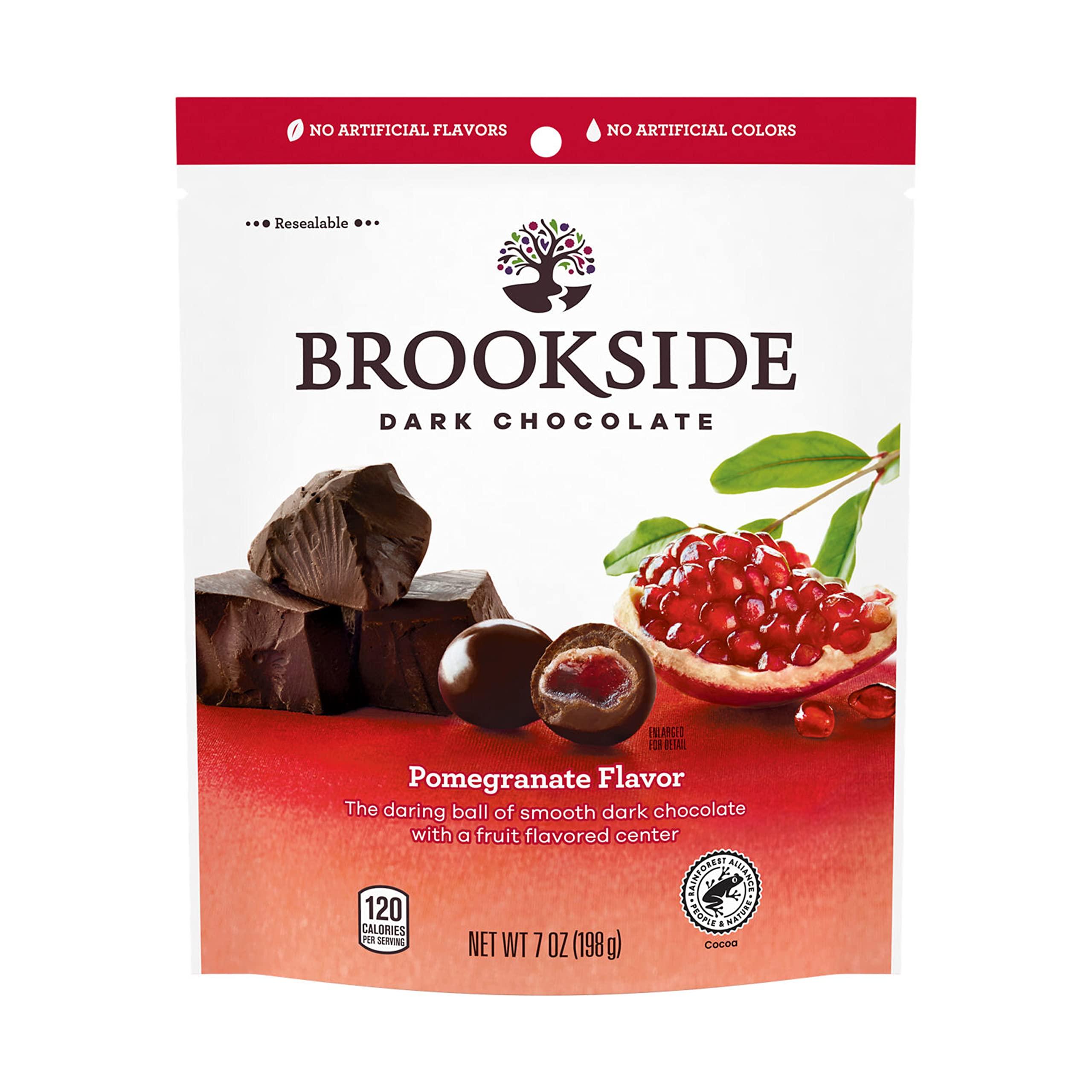 Brookside BROOKSIDE Dark Chocolate and Pomegranate Flavored Snacking Chocolate Bag, 7 Oz