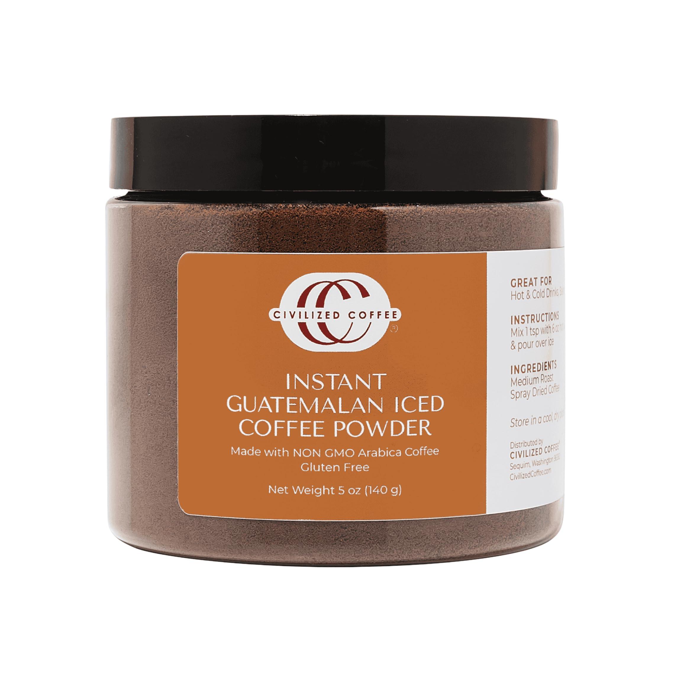 CIVILIZED COFFEE Civilized Coffee Instant Iced Coffee Powder Guatemalan Medium Roast Jar (5oz)