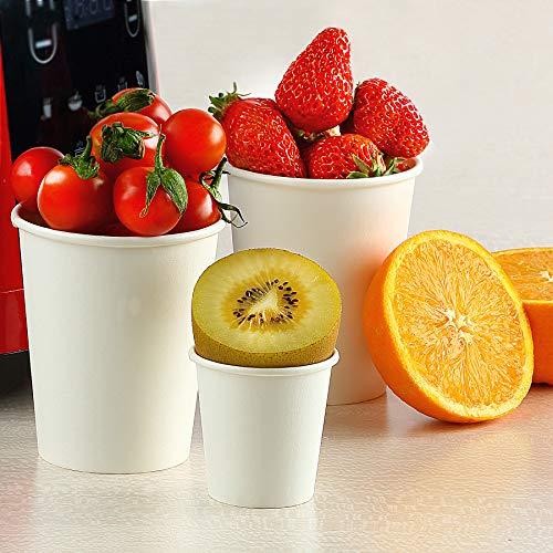 TashiBox TashiBox Thick Espresso Cups Travel to Go, 200 Count (Pack of 1), White