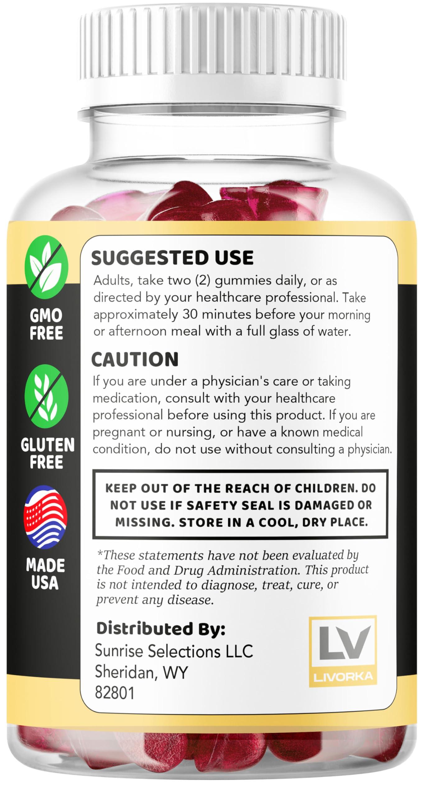 LIVORKA (3 Pack) Alpha Bites - Alpha Bites Gummies, Alpha Bites for Men, AlphaBites, AlphaBites Gummies, Alpha Bites Gummies for Men, AlphaBites for Men Gummy, AlphaBites Reviews, 180 Gummies for 3 Months